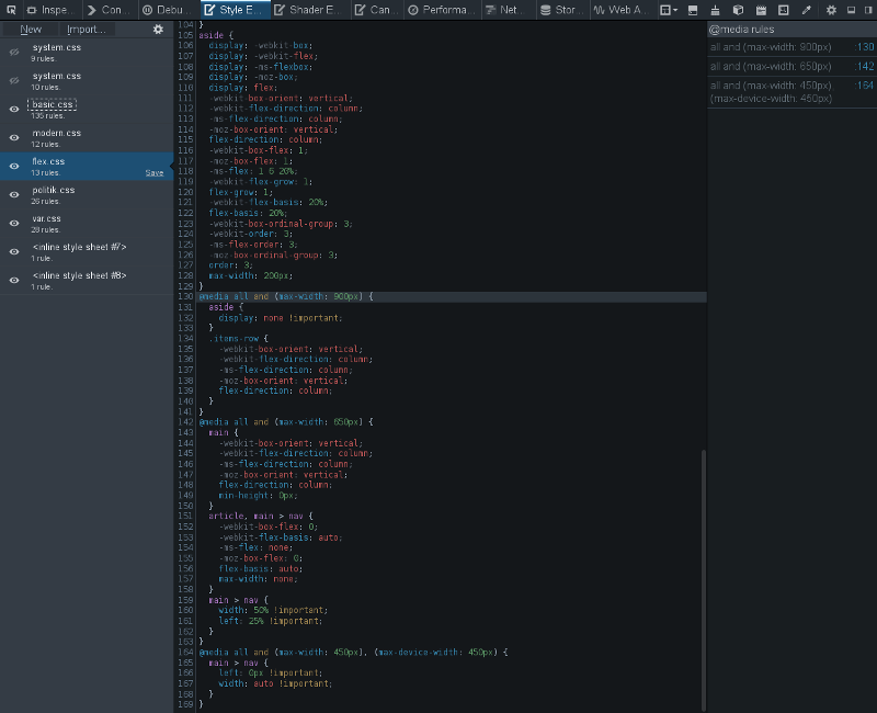 Firefox Stilbearbeitung